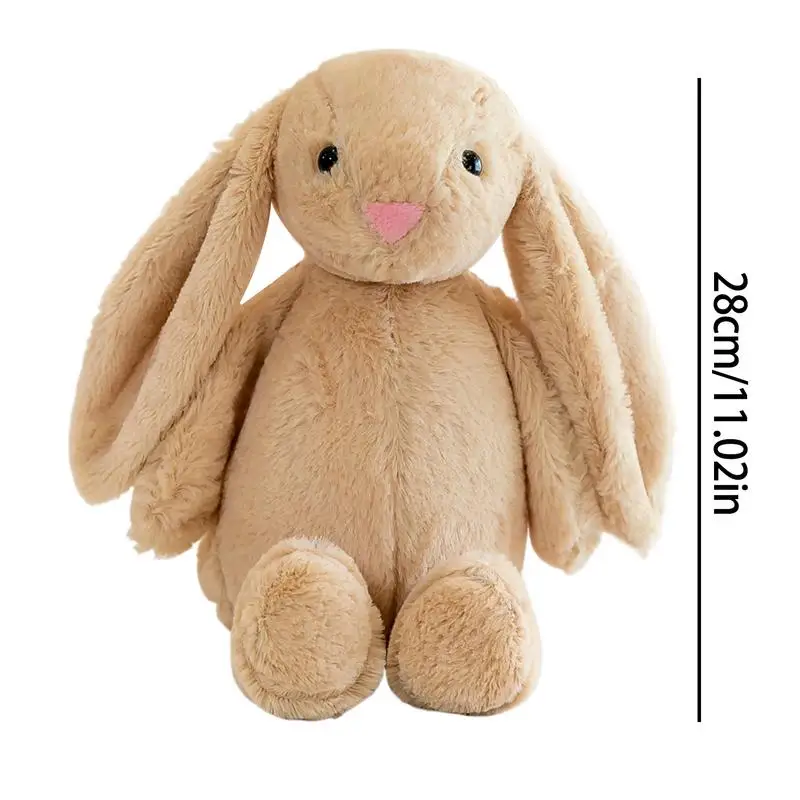 Lapin en peluche de Pâques pour tout-petits, lapin en peluche, jouet pour garçons et filles, mignon, beurre