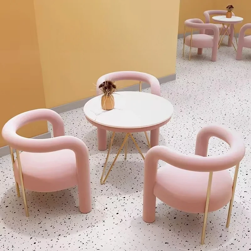 

Легкая роскошная мебель для салона Silla De Manicura, кресло для маникюра для ухода за ногтями, розовое кресло для маникюрного салона