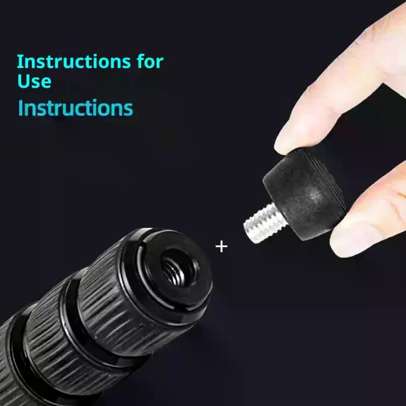 1Pc Universal Anti-slip Rubber Foot Pad Feet Spike 3/8 Inch 1/4 Inch M8 Photography Accessories For Tripod Monopod