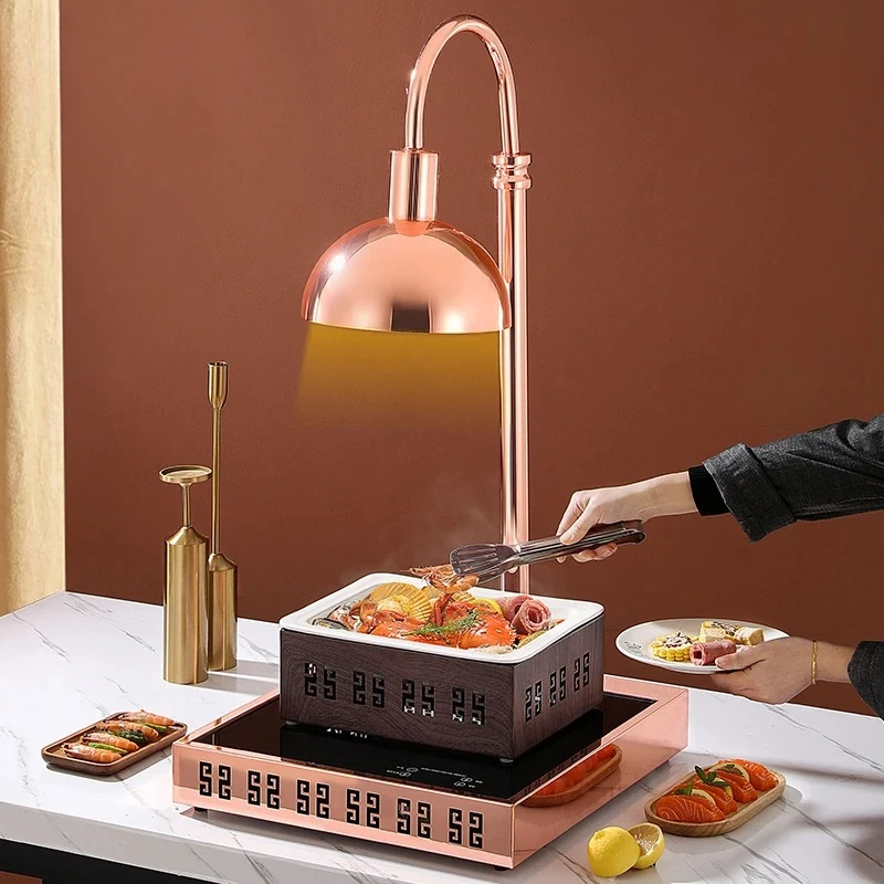french fry warmer commercial food heat     electric food warmer with free-standing for parties restaurant buffet