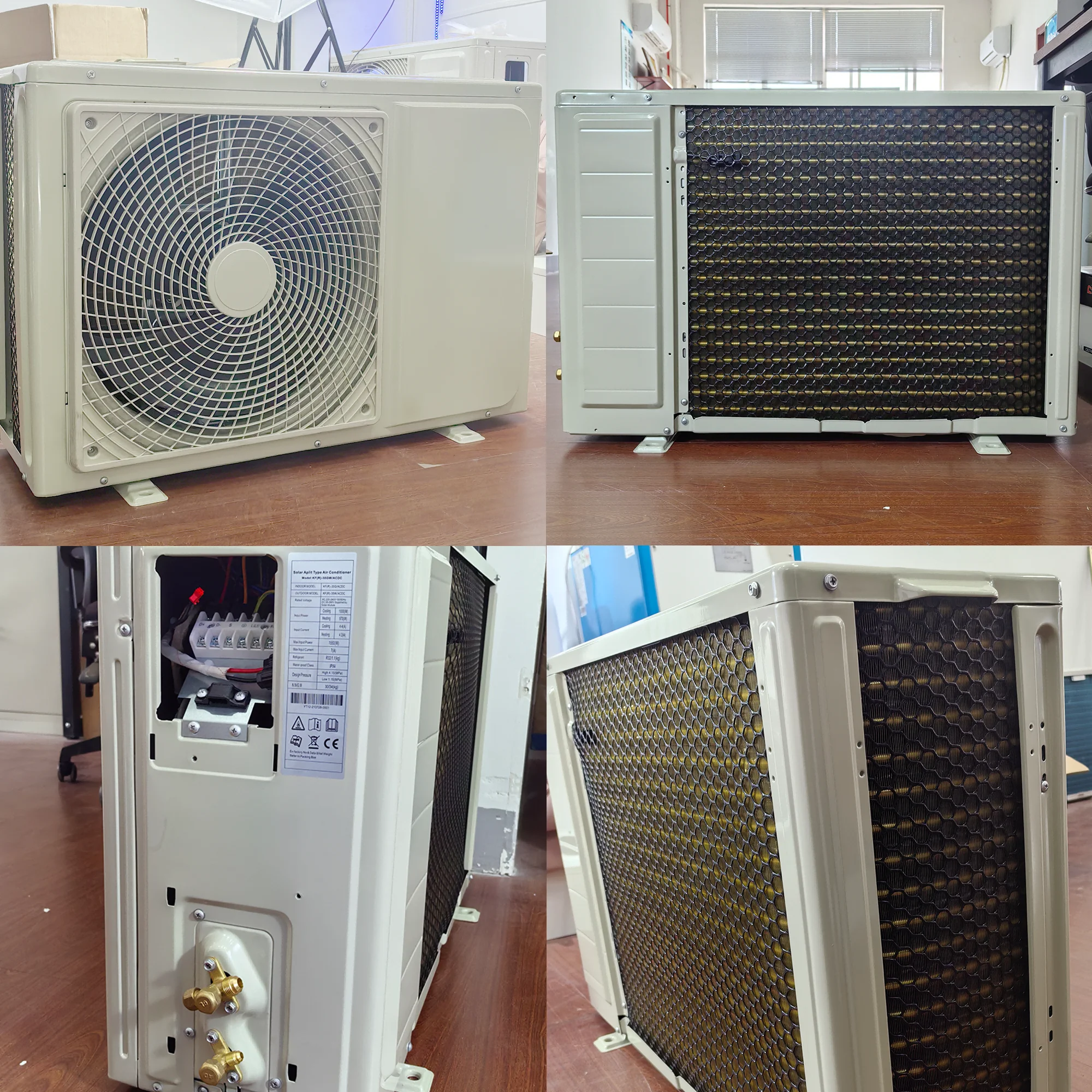 R32 العاكس 18000btu الهجين تسخين Solaire الشركة المصنعة صغيرة سبليت تكييف الهواء مكيفات الهواء الشمسية للمنزل