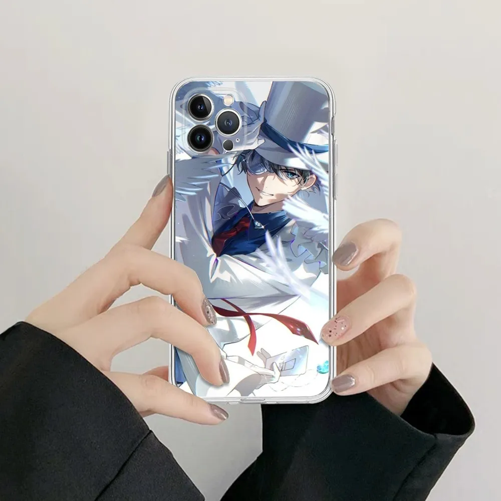 D-Detective Conan Phone Case Silicone Soft For Iphone 16 15 14 13 12 11 Pro Mini XS MAX Plus X Cover