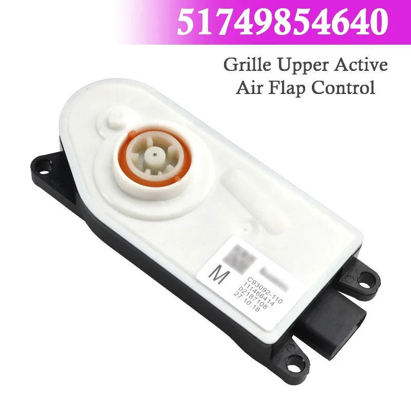 Grille Upper Active Air Flap Control 51749854640 For BMW G30 G32 G12 Front Bumper Upper Radiator Air Shutter Control Assembly