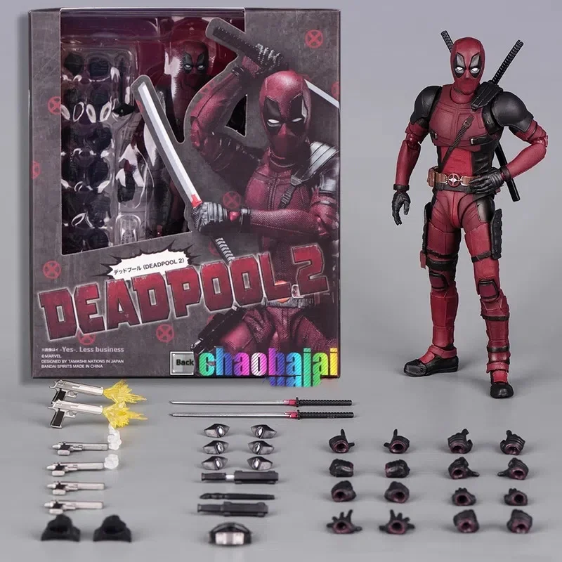 Nieuwe 19Cm Deadpool Action Figure Articular Losse Hoge Kwaliteit Editie Handgemaakt Model Pop Sculptuur Jongens Collectie Speelgoed Cadeau