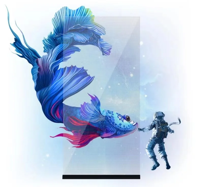 Pantalla LED transparente P3.91