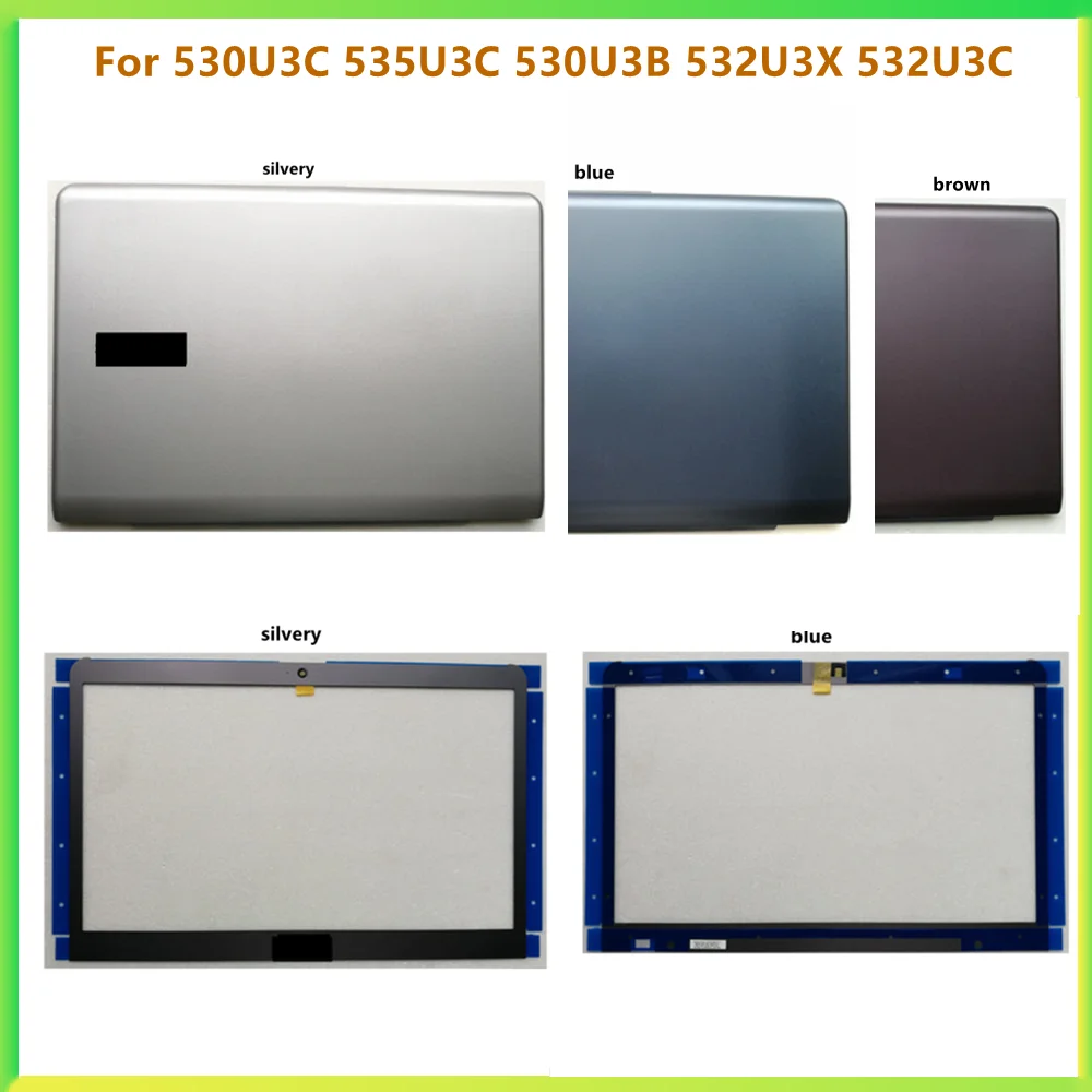 

New Laptop LCD Back Cover Case Bezel Front Frame Housing Case For Samsung 530U3C 535U3C 530U3B 532U3X 532U3C Shell