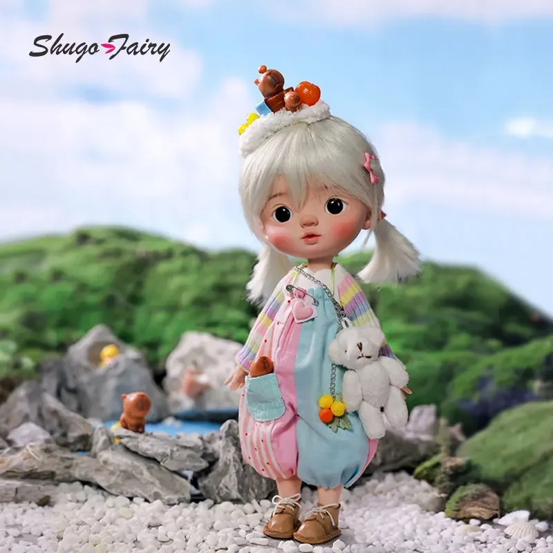 

ShugaFairy Xavi 1/6 Bjd кукла омлет тело Радуга милая девушка двойные веки капибара головной убор высококачественные шарнирные куклы