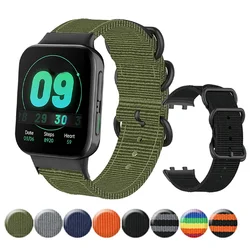 Nylon Canvas Watch Strap For Oppo Watch 41mm 46mm original SmartWatch Band WristBand Bracelet For Oppo Watch 2 42mm 46mm Correa