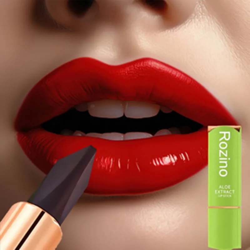 ROZINO Color-Changing Lipstick, Triple Color, Triple Formula Matte Lipstick - Long-Wear Waterproof Hydrating Lip Balm