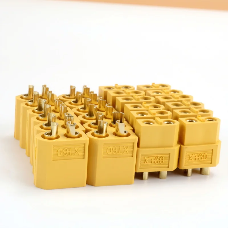 10 pairs/10pcs XT60-M/F model aircraft plug connector large current male and female docking lithium battery charging plug