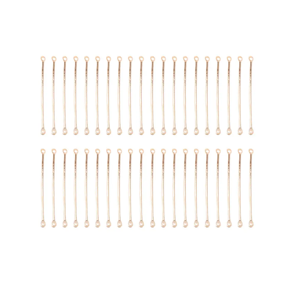 

200 Pcs Jewelry Parts Gold Studs Women Earrring Connection Rod Eardrop Accessory Handmade Parts Eardrop Connections Jewelry