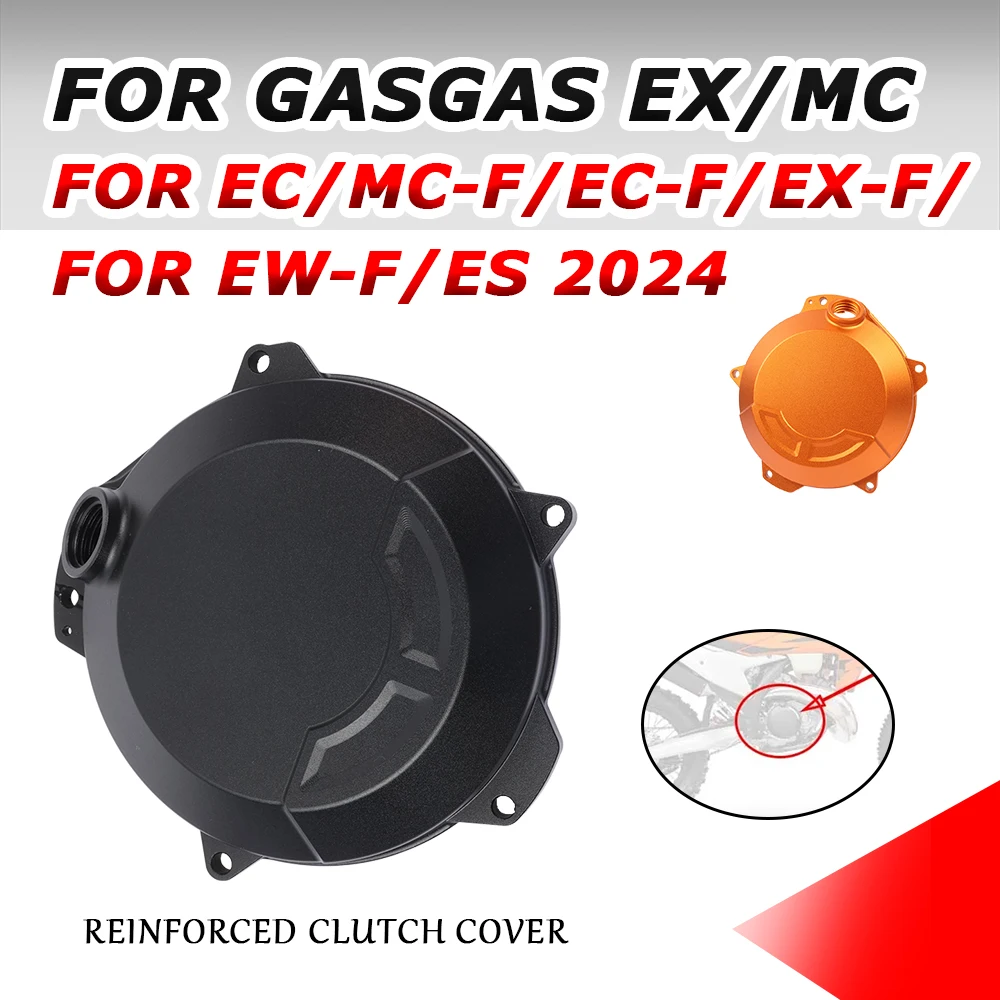 

Motorcycle Reinforced Clutch Cover Protection Guard For GasGas Gas Gas 250 300 350 450 500 EX MC EC MC-F EC-F EX-F EW-F ES 2024