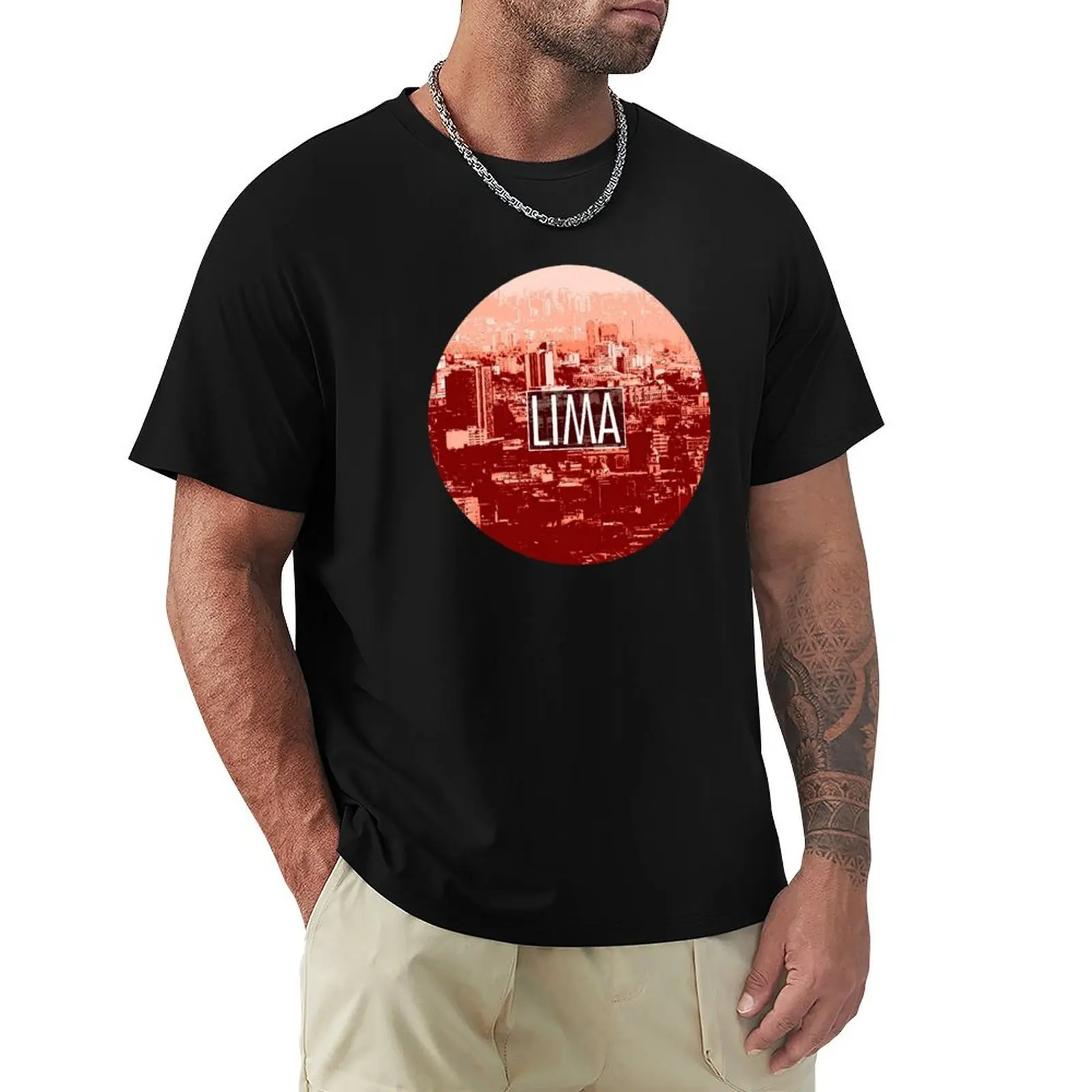 

Lima - Peru T-Shirt Basic Crew Neck Short Sleeve Top