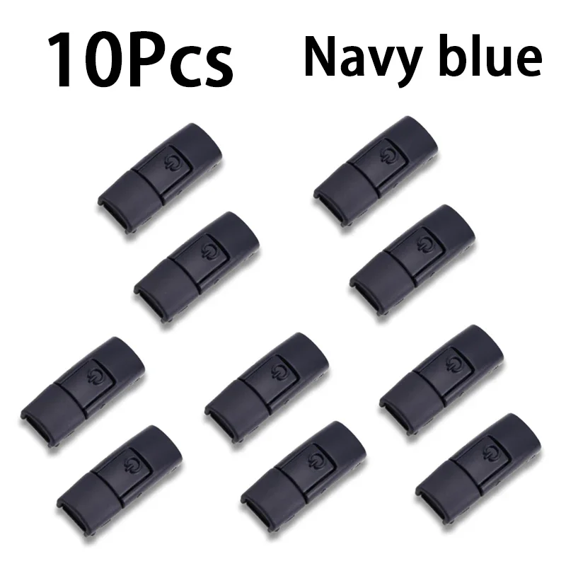 10 Stuks Nieuwe Clip Druk Gesp Schoenveters Kleurrijke Metalen Schoenveter Druk Lock Schoenen Accessoires AF1 Sneakers Kits Metalen Veters Gesp