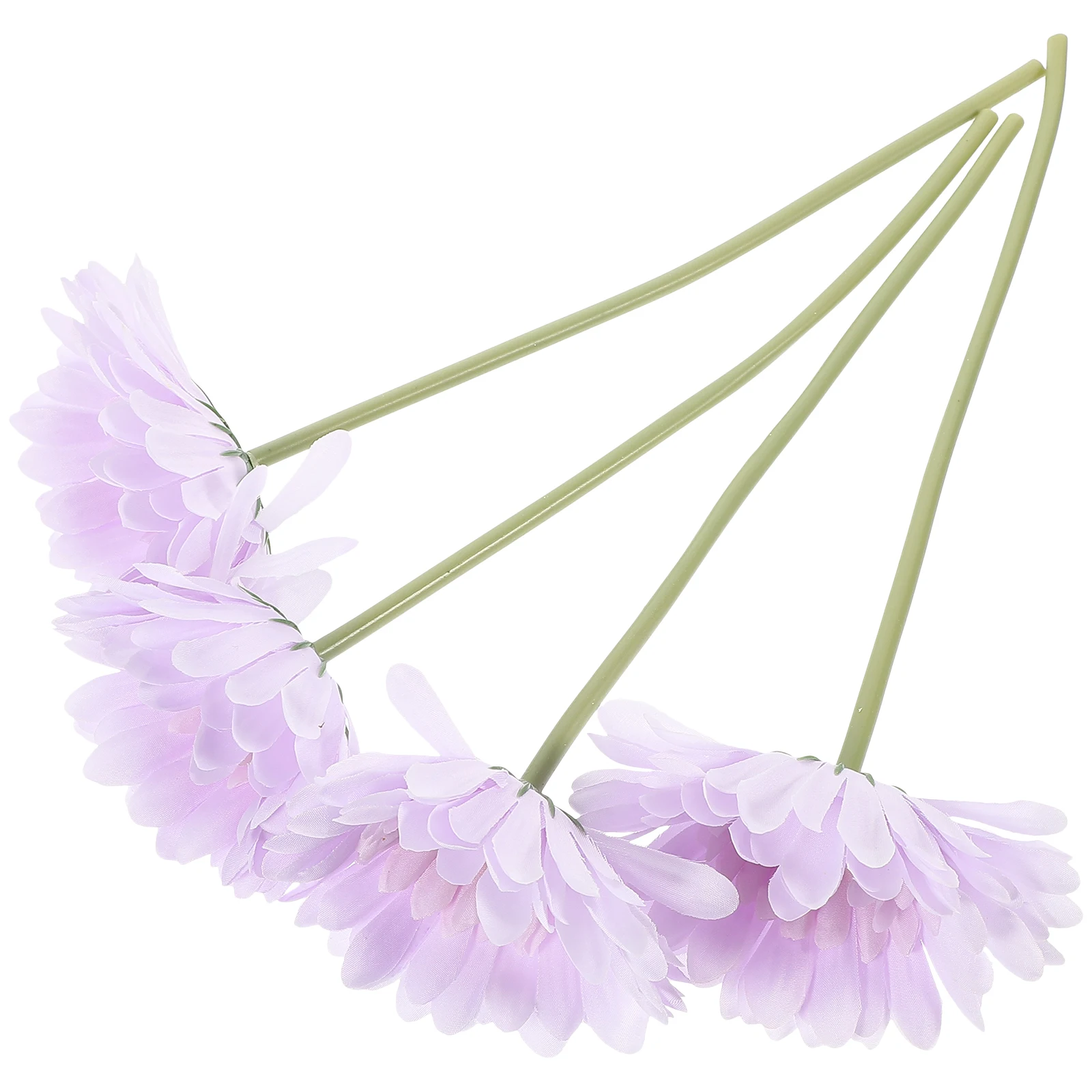 

4Pcs Artificial African Daisies Silk Flowers Realistic Faux Flower Decor for Home Party Garden Arrangement Long-Lasting