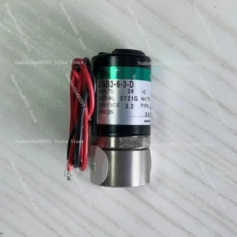 صمام الملف اللولبي DC 24V سلسلة USB3 1/2 "إلى 3" نماذج المنافذ: USB3-6 USG3-6 مع خيارات W D B E