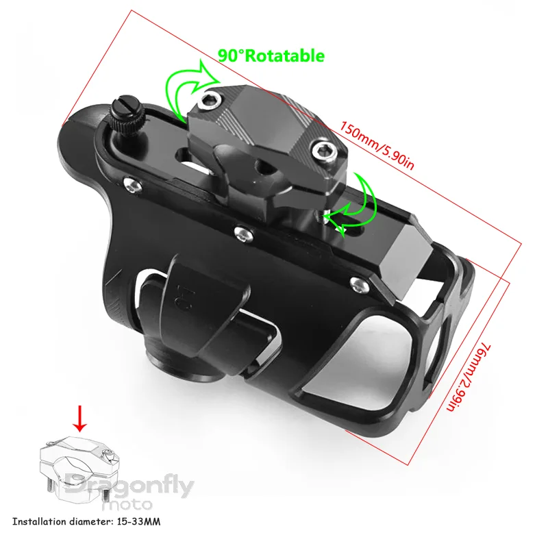 Motorcycle Beverage Water Bottle Cage For Piaggio BQY BYQ FLY Liberty Medley 150 ZIP50 125 ww150 Beverly 300 Drinks Holder