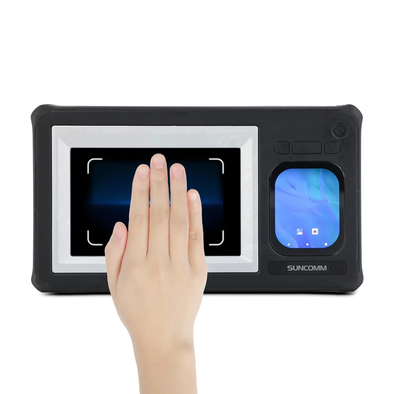 OEM Intelligent Handheld Terminal Fingerprint Recognition Passport Scanning Wireless Charging Waterproof IP65 Handheld PDA