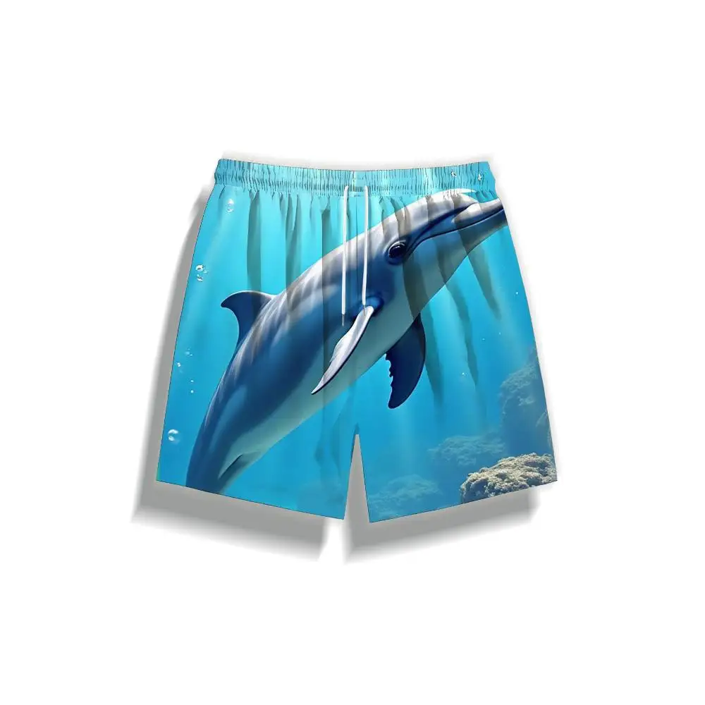 1pcs Men's Short swim trunks2026 Summer 3D Printed Short sleeve sport Polyester Breathable Quick drying Training pants running