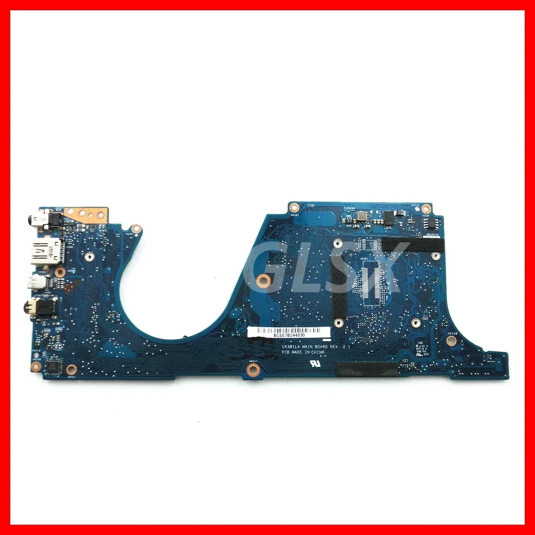 UX301LA  Laptop Motherboard For ASUS ZENBOOK UX301 UX301L  UX301LAA U301LA Notebook Mainboard with i7-4558U CPU 8GB-RAM