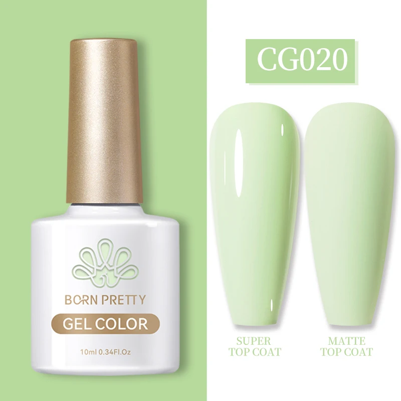 BORN PRETTY 10 ml Basisgel Super Top Coat Maniküre Matte Top Coat Semi Permanent Soak Off UV Gel Lack
