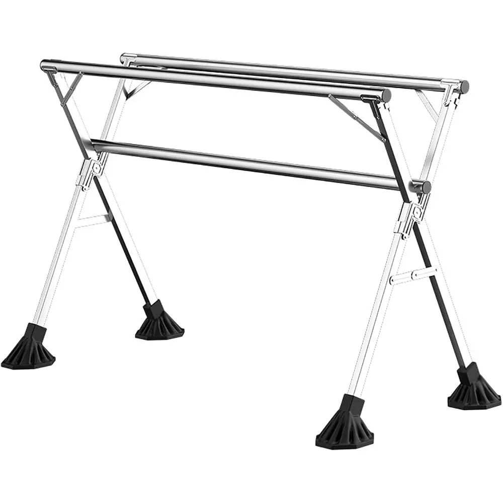 

Многослойная сушилка из нержавеющей стали, 200 см, подходит для использования в помещении/на открытом воздухе, компактная сушка для белья