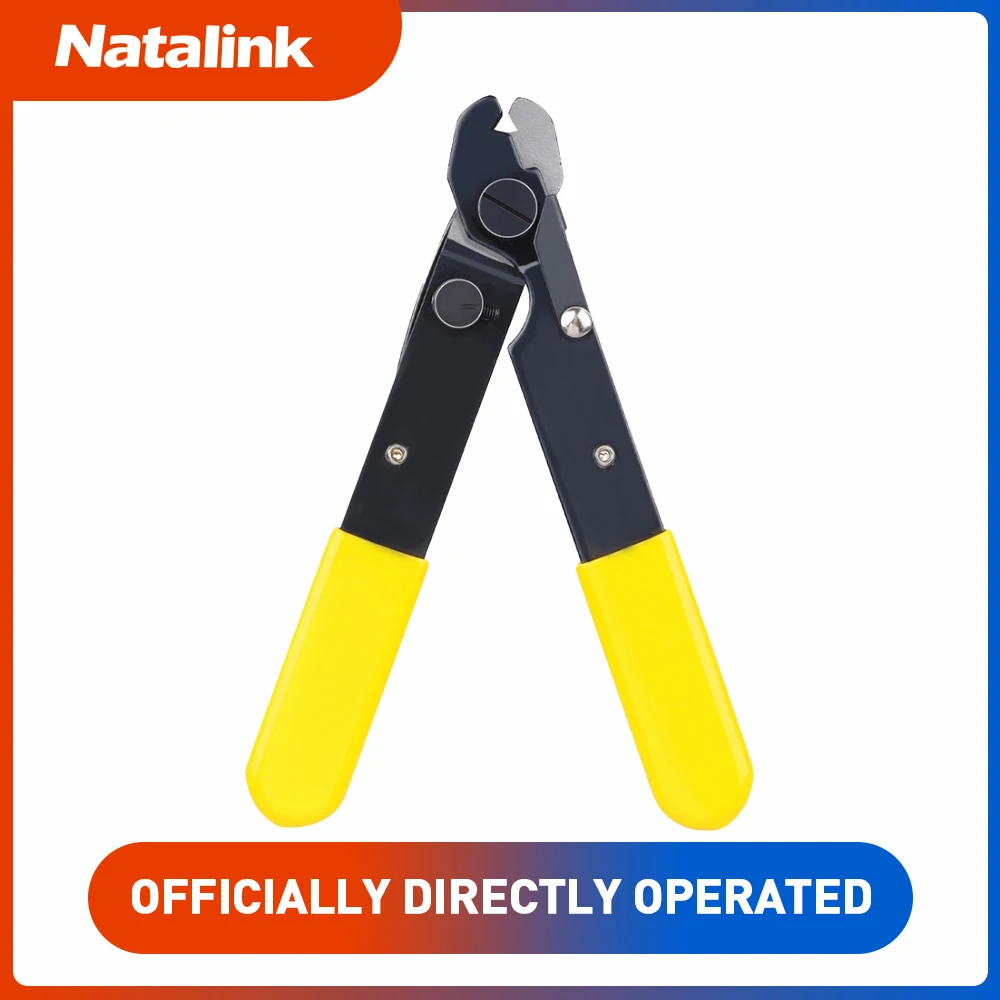 

Natalink инструмент для зачистки оптоволоконного кабеля с одним отверстием, инструмент для зачистки проводов, прецизионные плоскогубцы для зачистки волокна для кабеля ST/SC/FC/LC