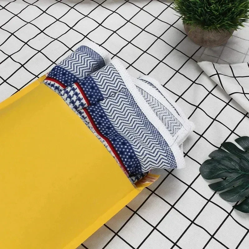 Courier Paper Seal Kraft Packaging Padded Bag Envelope Self Shipping Envelopes Mailers Storage Bags Bubble 100pcs