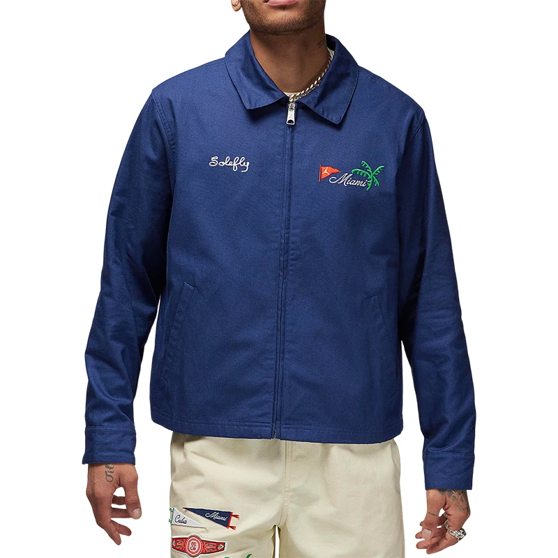 سترة Nike الرسمية الأصلية JORDAN x SoleFly للرجال FQ3805-410