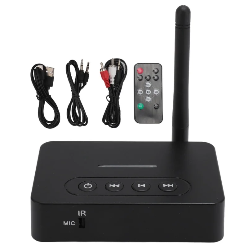 Bluetooth 5.1 Sound Receiver Transmitter 2 In 1 With Remote HiFi Sound Adapter With AUX RCA NFC For Home And Car Stereo