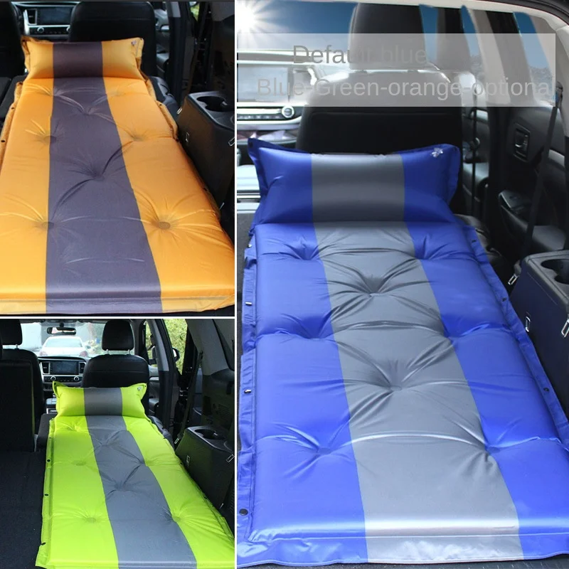 Car Bed Automatic Inflatable Mattress SUV Car Travel Bed Inflatable Mattress Trunk Sleeping Mattress Auto Travel Bed Passage