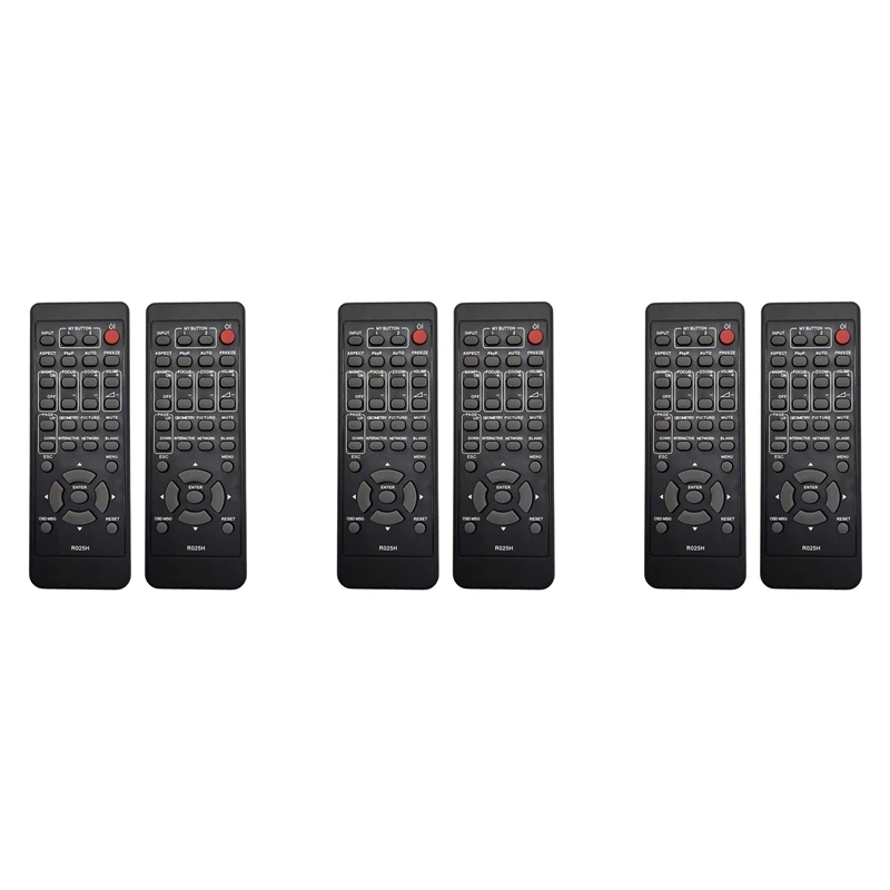 Hot Sale6x Remote Control R025H For Hitachi Projector CP-X5555 CP-X5550 CP-WX5505 CP-EW5001WN CP-EX3051WN LP-AW4001 LP-AW3