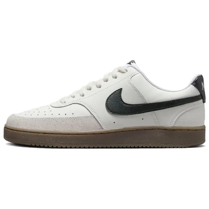 Nike Court Vision 1 Low White Black Gum Sneakers shoes FQ8075-133 With Original Box