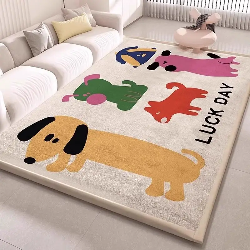 

Детский коврик для игр с героями мультфильмов, утолщенный нескользящий детский коврик для ползания, мягкий ковер для спальни для детской, гостиной, прикроватная тумбочка