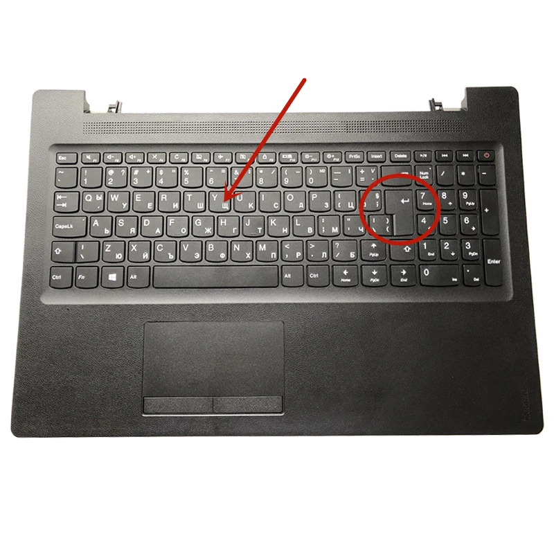 New Laptop Topcase Palmrest Upper Cover With Keyboard For Lenovo Ideapad 110-15ACL 110-15ibr