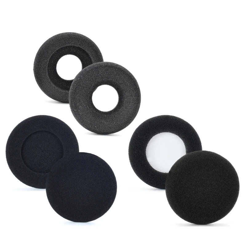U55B 2pcs Breathable Sponge Ear Pads Cushion for Biz 620/1100/1500/1900/2400/2400II/GN2000/UC Headphone Earmuffs Comfort
