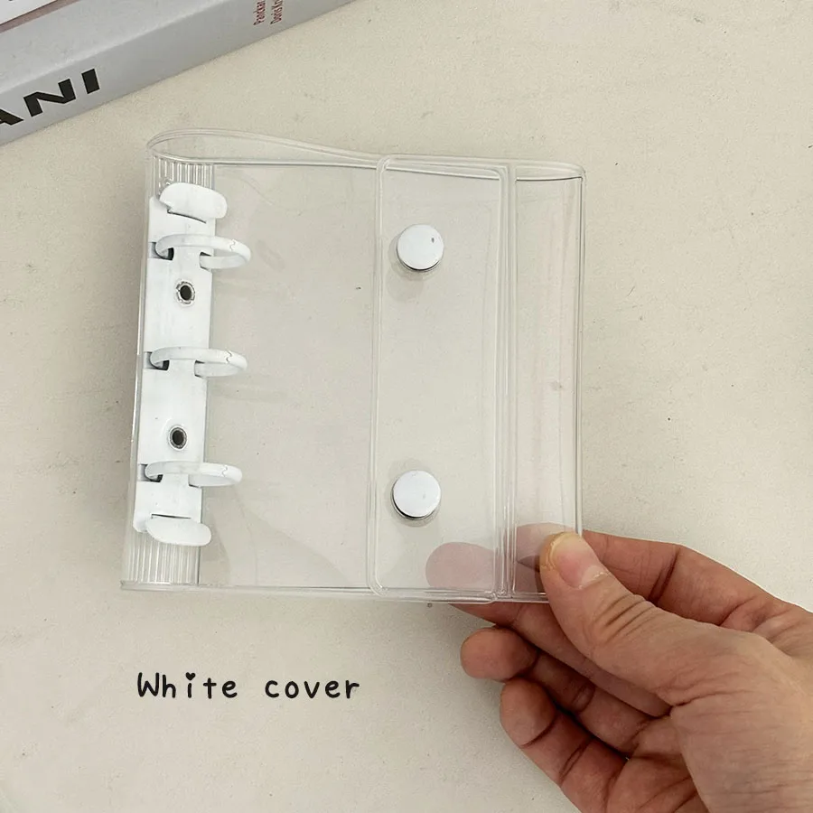 Sharkbang Mini 3 Löcher Macaron Binder Cover, Doppelschnalle DIY Sammelbuch, 20 Stück Hüllen für 3 Zoll Postkarten, Idol Kpop Karten – Detail 13