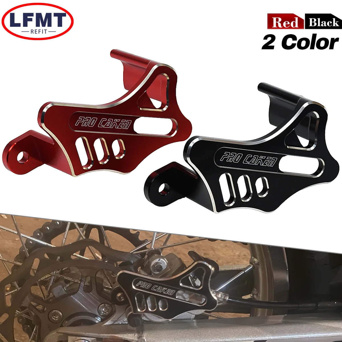 Motorcycle Rear Brake Disc Caliper Guard Suitable For Honda CR 125R 250R  CRF250X 450X 250R 450R 450L 250RX 450RX KAYO T4 T6 BSE