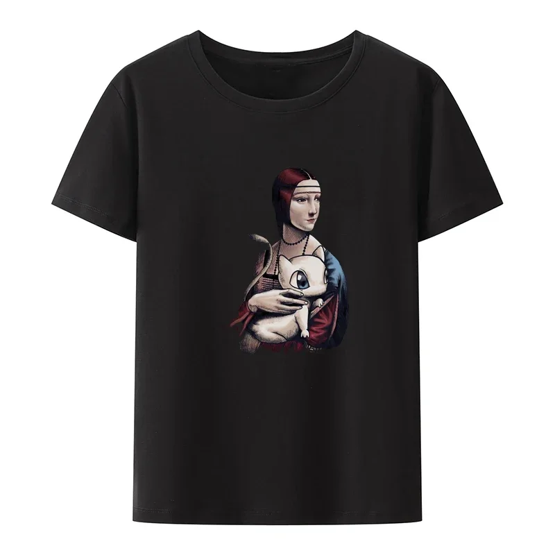 THE LAST SUPPER Interesting Design Interesting Design Women's Tops Tees Trend Camisetas Mujer Cute Otaku Anime Clothes Roupas