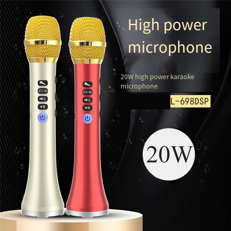 

L-698DSP 20W Bluetooth Microphone With Wireless Speaker For Enhanced Sound Quality-Y47A