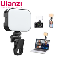 Ulanzi LED Selfie Light Phone Fill Light Clip For iPhone 14 13 Pro Max Xiaomi Samsung Cell Phone Laptop Pocket Photography Lamps