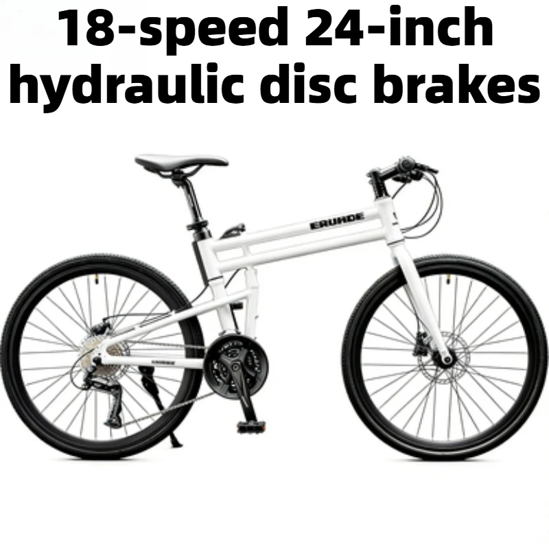 

Складной городской велосипед с 24-дюймовыми гидравлическими дисковыми тормозами, удобный для перевозки в багажнике, портативный велосипед для мужчин, женщин и студентов