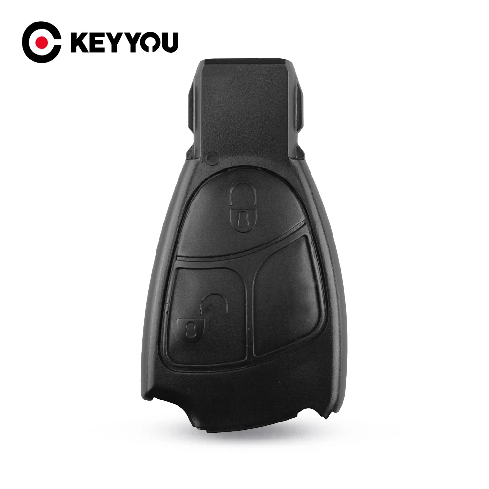 

KEYYOU Car Key Remote Case For Mercedes Benz B C E S ML SLK CLK Class 2 Buttons Key Shell Fob Cover