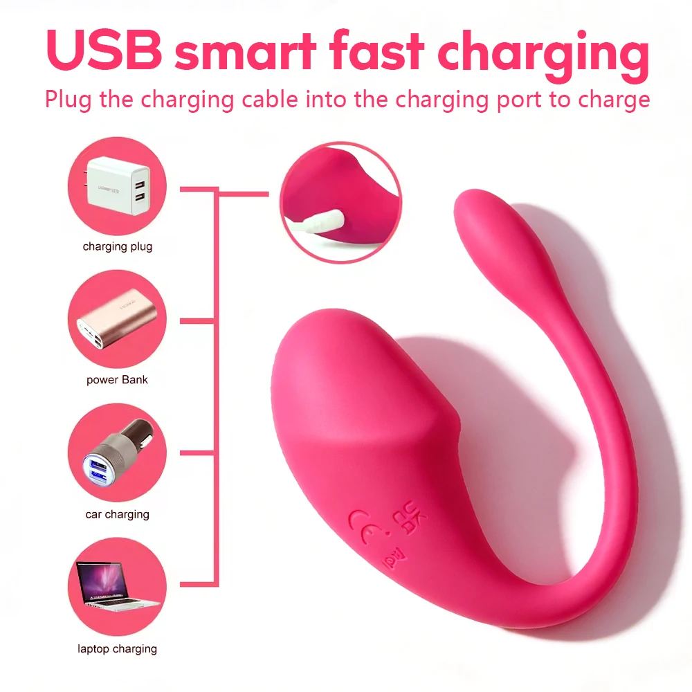 9 Speed APP Controlled Vaginal Vibrators G Spot Anal Vibrating Egg Massager Butt plug Wearable Stimulator Adult Toys for Couples view 4