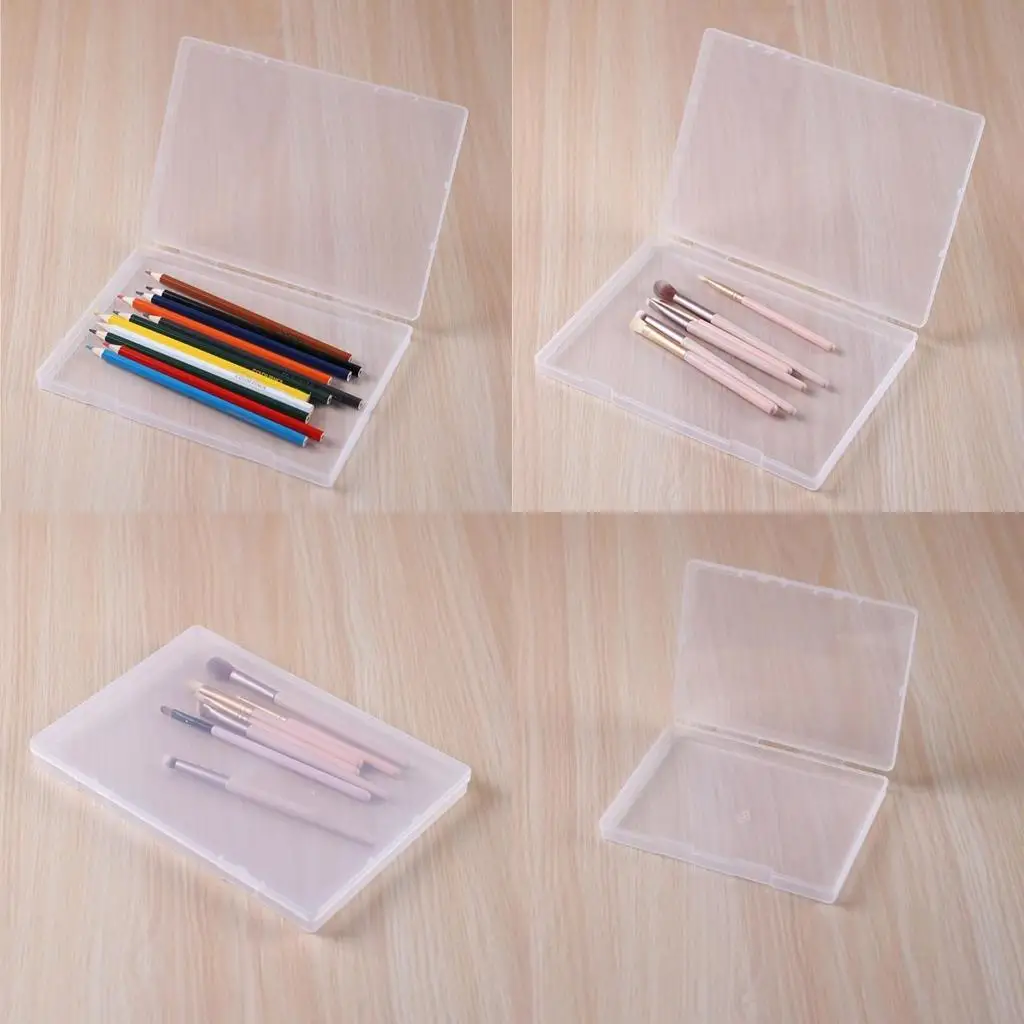 

G6KF Pack Of 10 Durable Clear Storage Containers Portable Storage Cases For Moisture Proof And Dust Resistant Organization