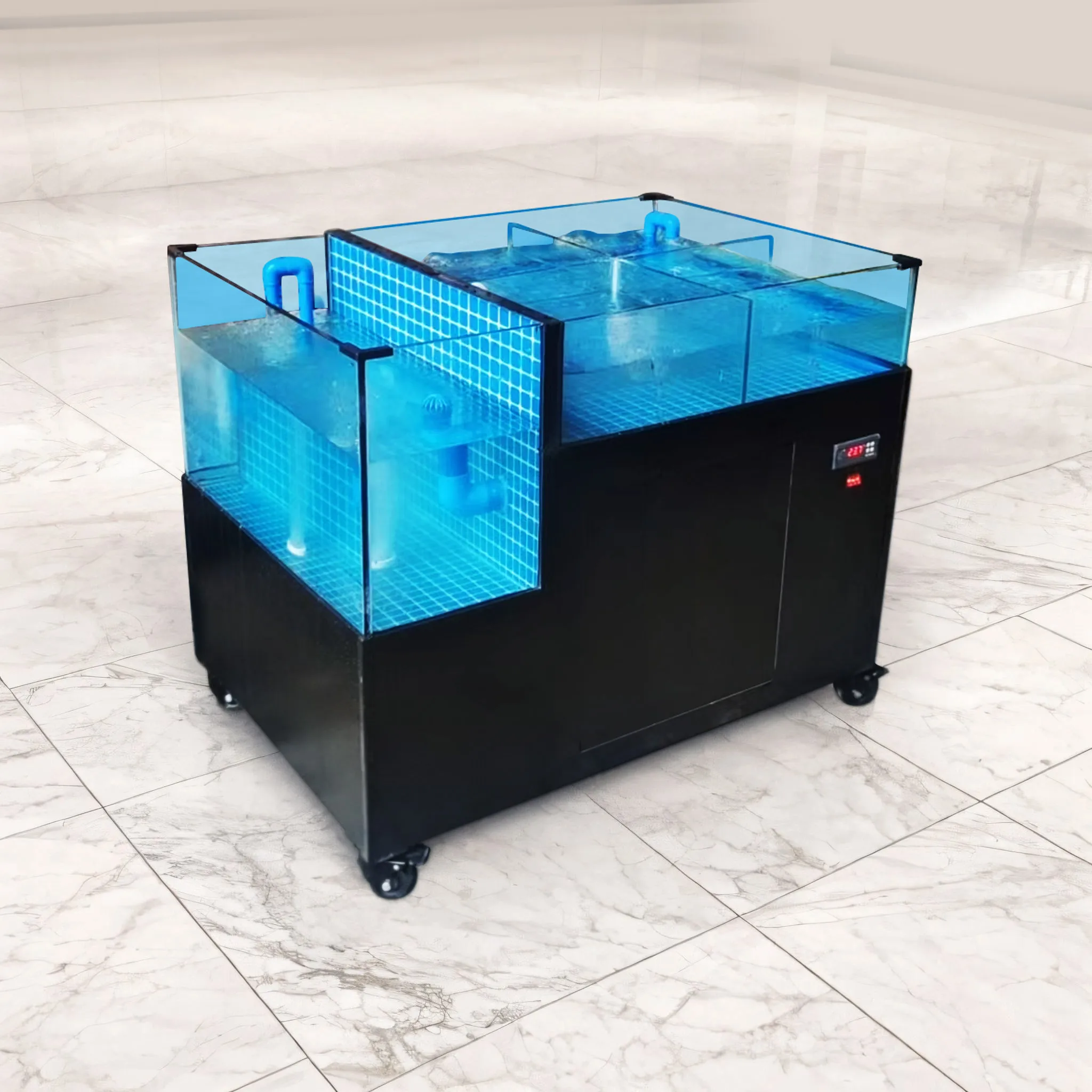 

ZH Коммерческий отель-ресторан, супермаркет, аквакультура, мобильный аквариум для морепродуктов, аквариум для молюсков, бассейн для холодного хранения