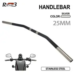 Motorcycle Handlebar Iron 25MM Handle Bar Drag Straight Bar For HONDA KAWASAKI YAMAHA SUZUKI Harley Chopper Bobber BMW DUCATI