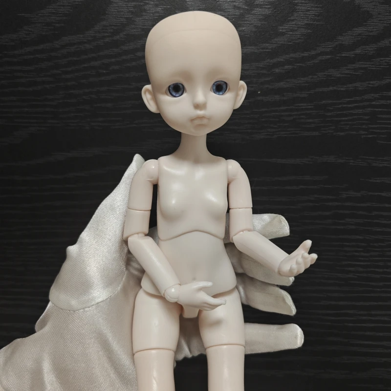 Głowa lalki 30 cm z oczami do głowy lalki BJD 1/6 lub całej lalki DIY do ćwiczeń makijażu ręcznego, prezent urodzinowy dla dziewczynek i córek