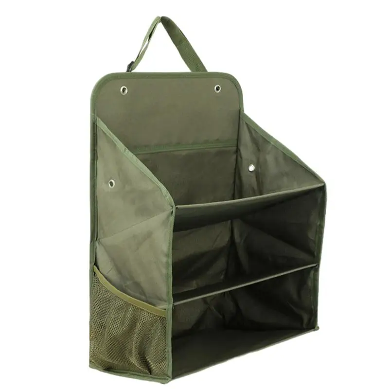 Clothes Storage Bag 3-Layer Organizer Container With Side Pockets Clothes Bag Foldable Clothing Organizer For Clothes Dresses