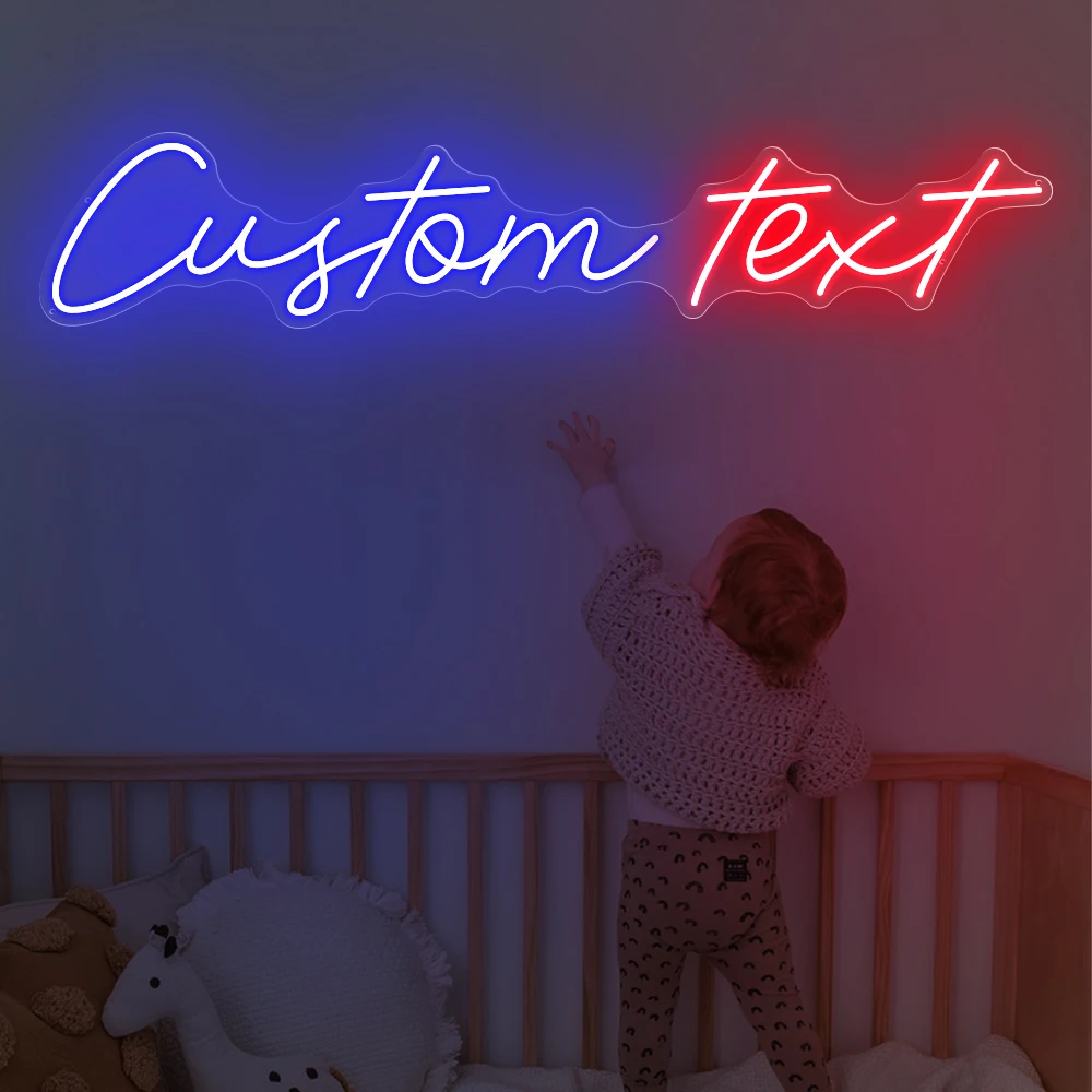 Private Custom Logo Neon Signs Personalised Wedding Bedroom Party Birthday Store Wall Custom Neon Sign Wall Decor Aesthetic